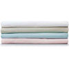 Giggle Baby - 2 Pack Organic small round end Pram/Crib sheets to fit mattress: up to 73cm x 30cm. White..