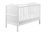 Babylo Exclusive Clara Deluxe 32mm solid wooden ends- cot bed White