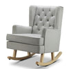 Nested Soothe Easy Chair with Footstool - Grey