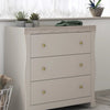Celeste Dresser with changer. Cashmere/Gray ash