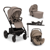 Nuna Mixx Next Pram with Nuna Arra Flex Car Seat & Curv Base Cedar