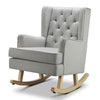Nested Soothe Easy chair & Rocker Grey/Beech