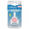 Dr Browns Preemie teat Twin pack