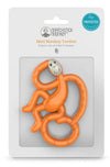 Matchstick Monkey Mini Monkey Teether Orange