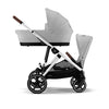 Gazelle S Carrycot Lava Grey/Silver