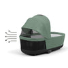 Cybex Priam Lux Carry Cot Leaf Green / dark green