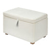 Gaia Serena Footstool - Chalk Boucle//Oak