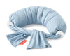 bbhugme Nursing Pillow Blue Melange