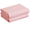 Two pack Moses Basket/Pram Fitted Sheets Pink 73x30cm