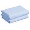 Two Pack Cot Bed Fitted Sheets Blue 70x140cm