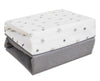 Magical stars grey moses fitted sheets 2 pack 73x30cm