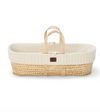 Little Green Sheep - Moses Basket and Rocking Stand Bundle - knitted Line