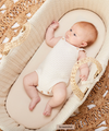Little Green Sheep - Moses Basket and Rocking Stand Bundle - knitted Line