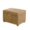 Gaia Serena Footstool - Caramel Corduroy/Oak