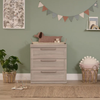 Silver Cross Bromley Oak Cot Bed & Dresser with Free Mattress