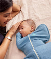Love To Dream Swaddle Up Small (8-13lbs) 2.5TOG Storm Blue Pebbles