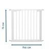 BabyDan Asta True Pressure Safety Gate White 73.5-79.6Cm