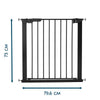 BabyDan Asta True Pressure Safety Gate Black 73.5-79.6Cm