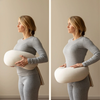 bbhugme Nursing Pillow Soft White