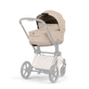 Cybex Priam Style Foldable Carry Cot Cozy Beige/beige