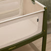 SnuzPod 5 Bedside Crib - Olive