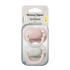 Tommee Tippee 2 X 0-2M Newborn Silicone Soother Girl