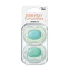 Tommee Tippee 2 X 0-6M Everyday silicone Soother assorted