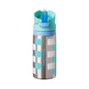 Tommee Tippee On The Go Insulated Straw Bottle 18m+ 355ML BOY Stainless Steel
