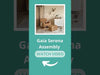 Gaia Serena Rocking/Feeding chair Oat - Oak Legs